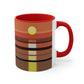 Sunset Minimal Art Landscape Water Classic Accent Coffee Mug 11oz Ichaku [Perfect Gifts Selection]