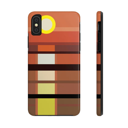 Sunset Minimal Art Landscape Water Tough Phone Cases Case-Mate Ichaku [Perfect Gifts Selection]