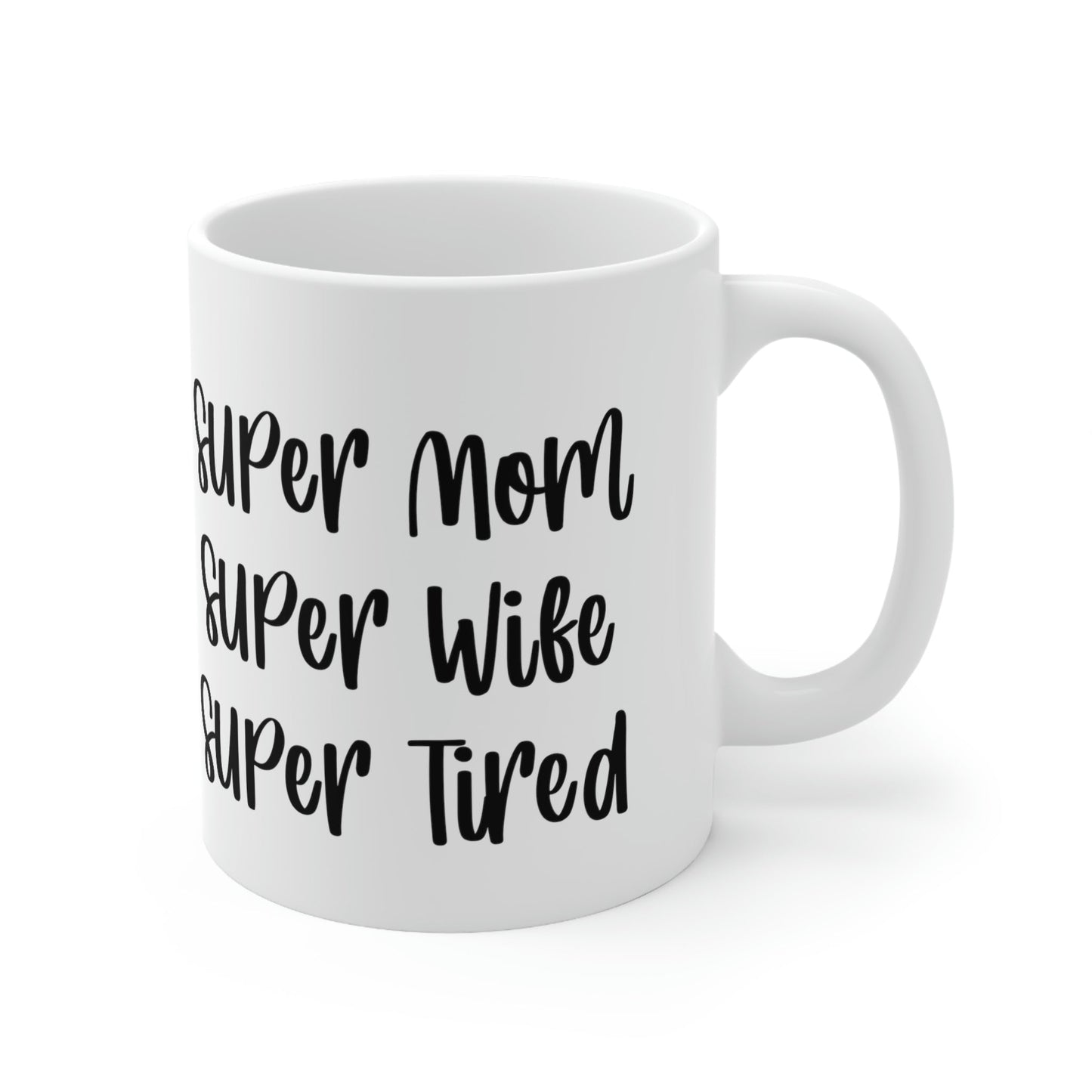 Super Mom MomderWoman Family Ceramic Mug 11oz Ichaku [Perfect Gifts Selection]