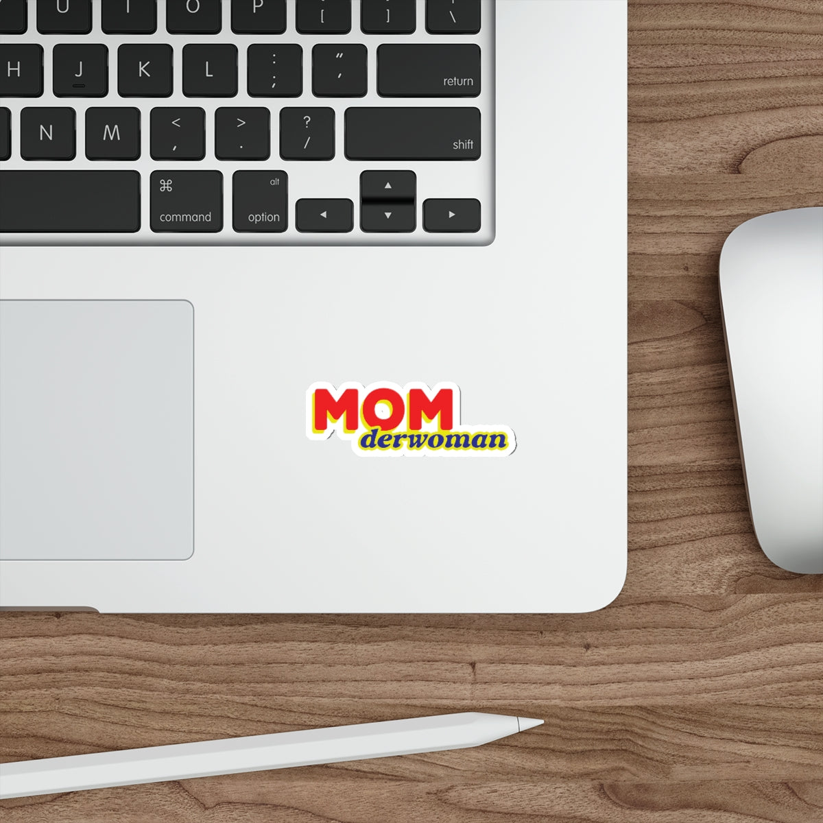 Super Mom MomderWoman Family Die-Cut Sticker Ichaku [Perfect Gifts Selection]