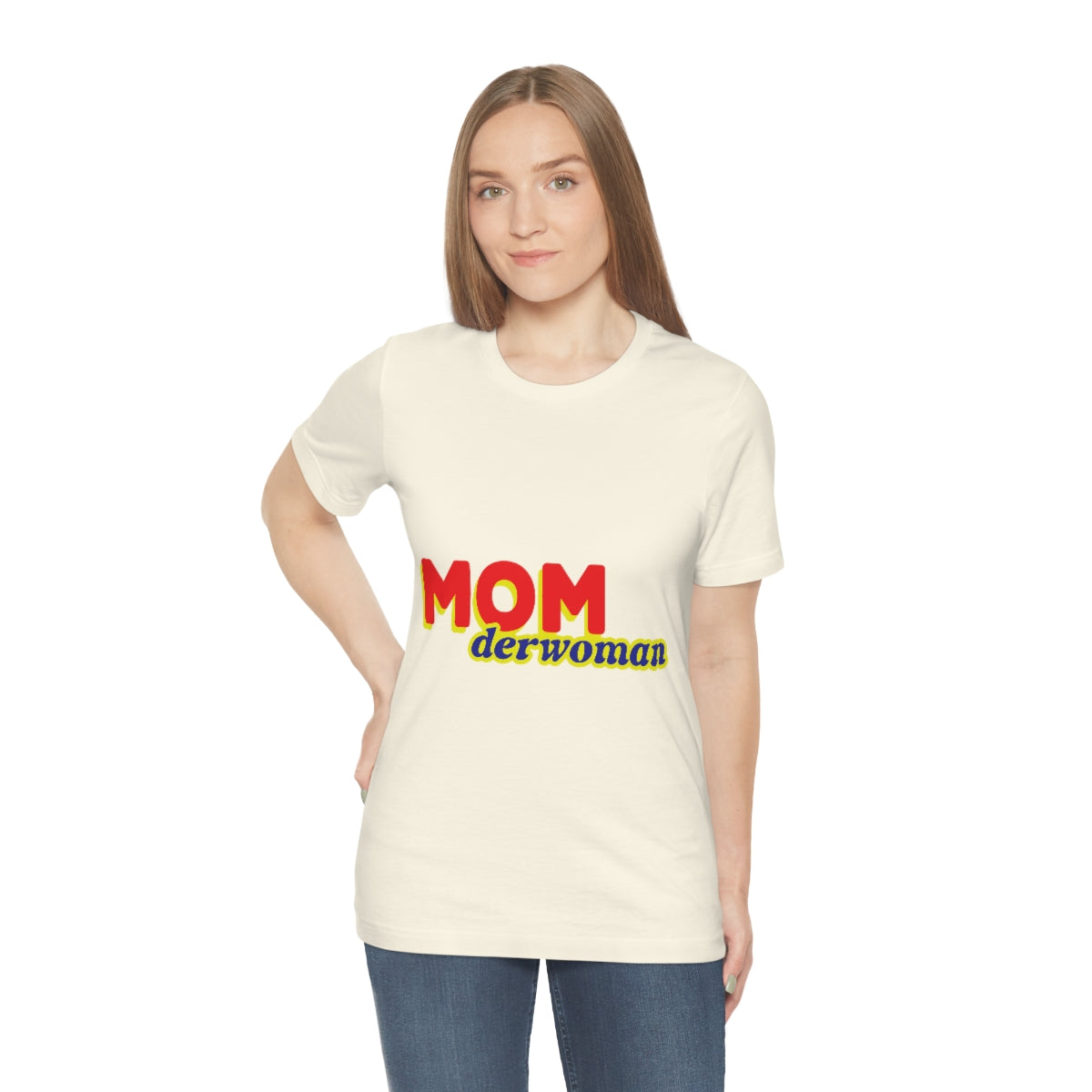 Super Mom MomderWoman Family Jersey Short Sleeve T-Shirt Ichaku [Perfect Gifts Selection]