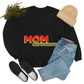 Super Mom MomderWoman Family Unisex Heavy Blend™ Crewneck Sweatshirt Ichaku [Perfect Gifts Selection]