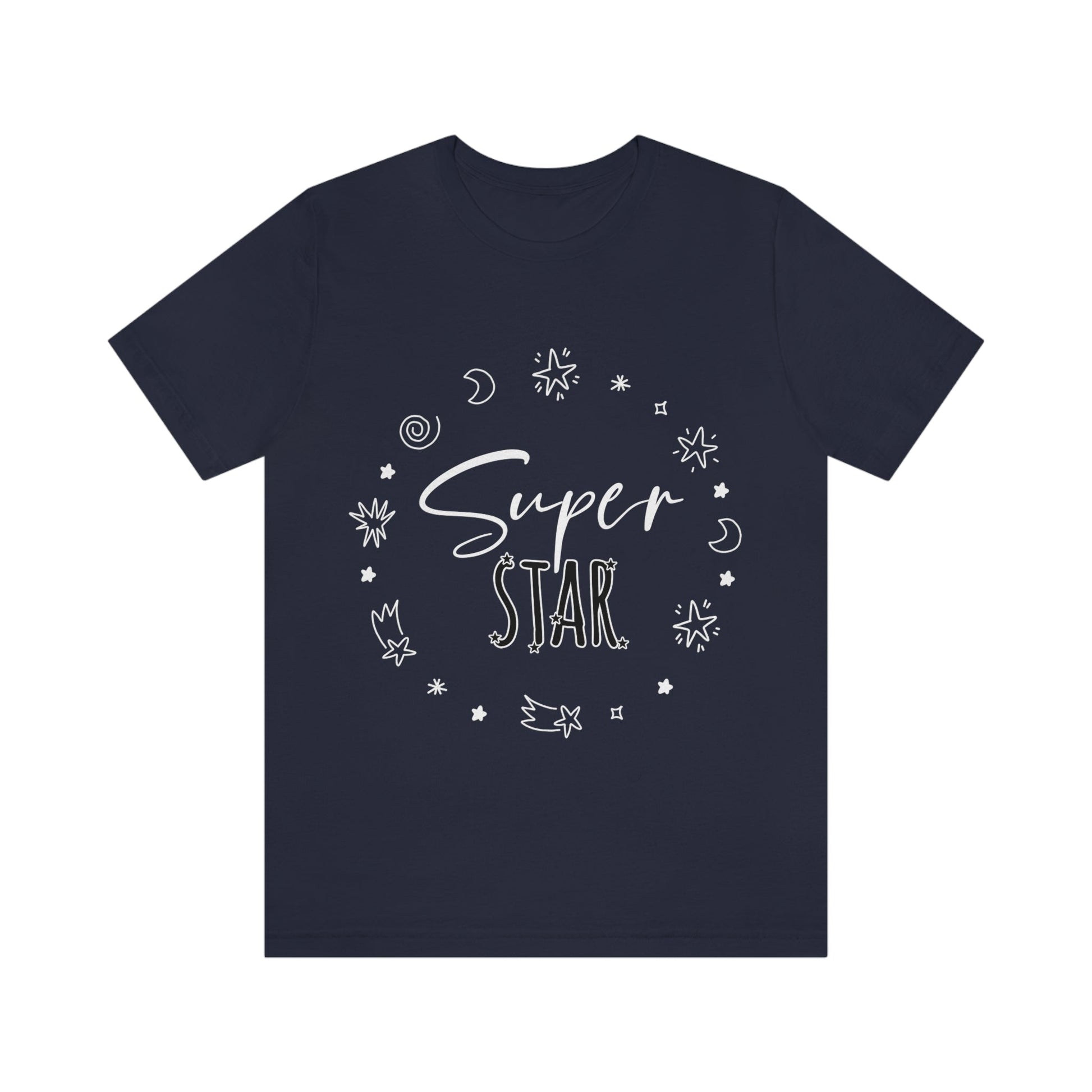 Superstar Big Dreams Quote Funny Typography Unisex Jersey Short Sleeve T-Shirt Ichaku [Perfect Gifts Selection]