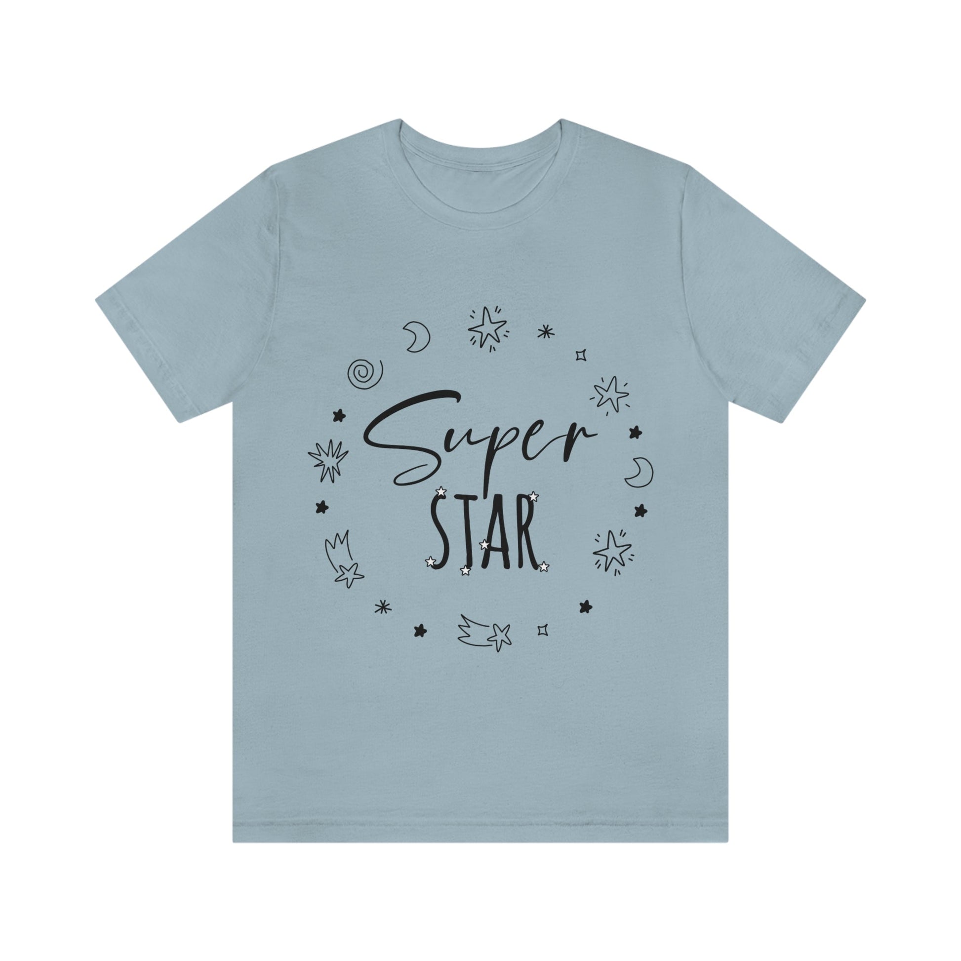 Superstar Big Dreams Quote Funny Typography Unisex Jersey Short Sleeve T-Shirt Ichaku [Perfect Gifts Selection]