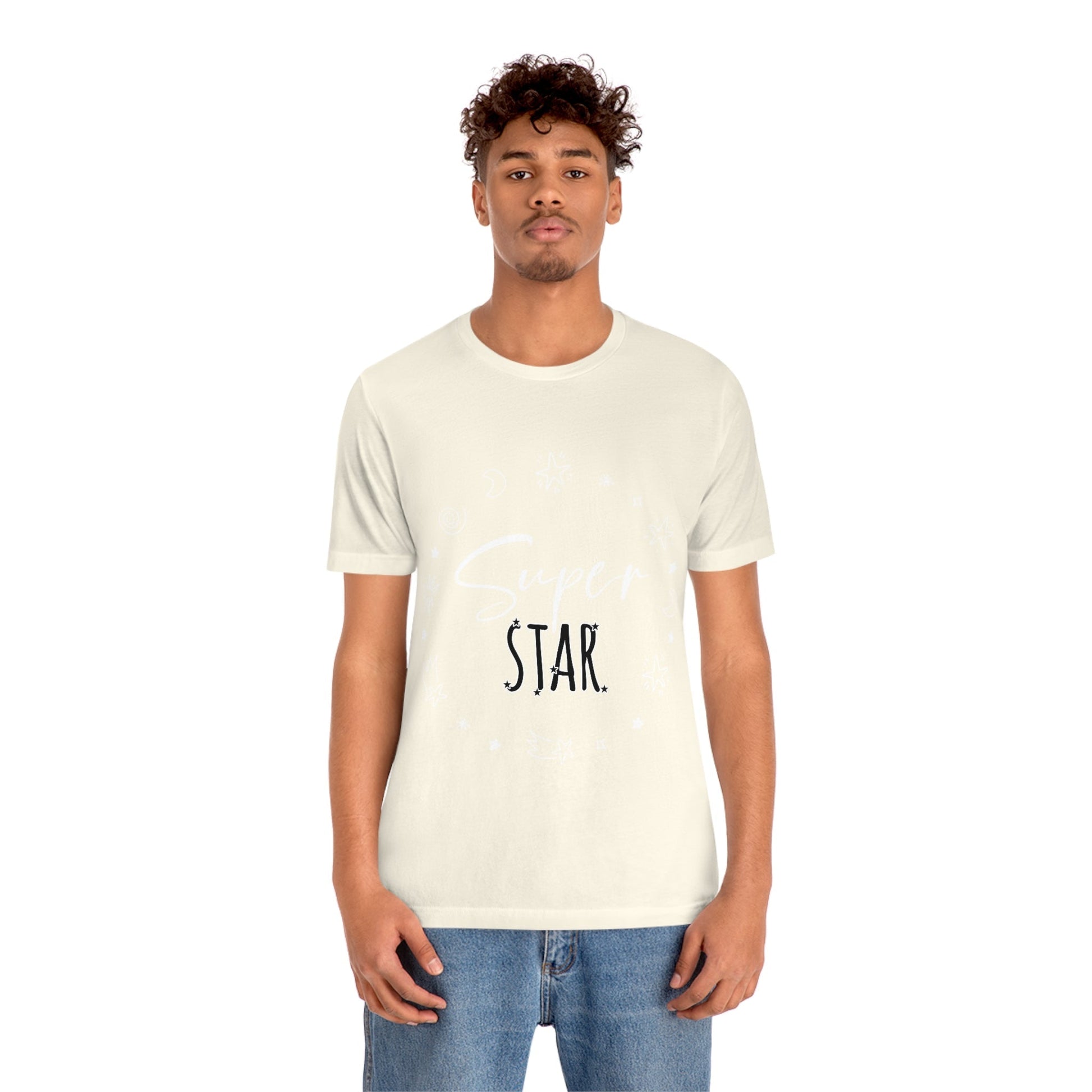 Superstar Big Dreams Quote Funny Typography Unisex Jersey Short Sleeve T-Shirt Ichaku [Perfect Gifts Selection]