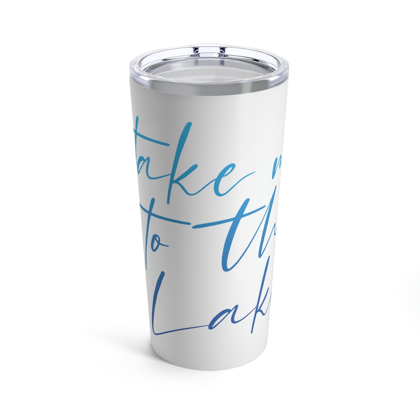 Take Me to the Lake Vacation Landscape Explore Stainless Steel Hot or Cold Vacuum Tumbler 20oz Ichaku [Perfect Gifts Selection]