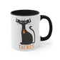 Taurus Cat Zodiac Sign Classic Accent Coffee Mug 11oz Ichaku [Perfect Gifts Selection]