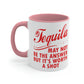 Tequila May Not Be The Answer But It’s Worth A Shot Bar Lovers Slogans Classic Accent Coffee Mug 11oz Ichaku [Perfect Gifts Selection]