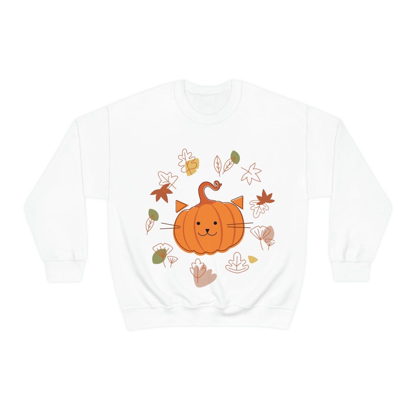 The Best Pumpkin In The Patch Cute Funny Halloween Unisex Heavy Blend™ Crewneck Sweatshirt Ichaku [Perfect Gifts Selection]