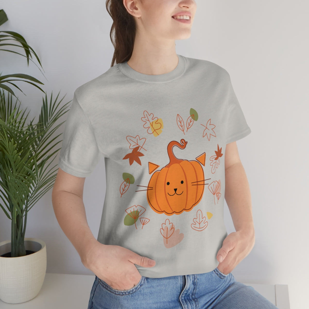 The Best Pumpkin In The Patch Cute Funny Halloween Unisex Jersey Short Sleeve T-Shirt Ichaku [Perfect Gifts Selection]