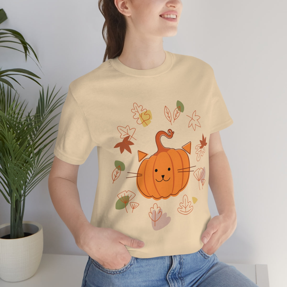 The Best Pumpkin In The Patch Cute Funny Halloween Unisex Jersey Short Sleeve T-Shirt Ichaku [Perfect Gifts Selection]