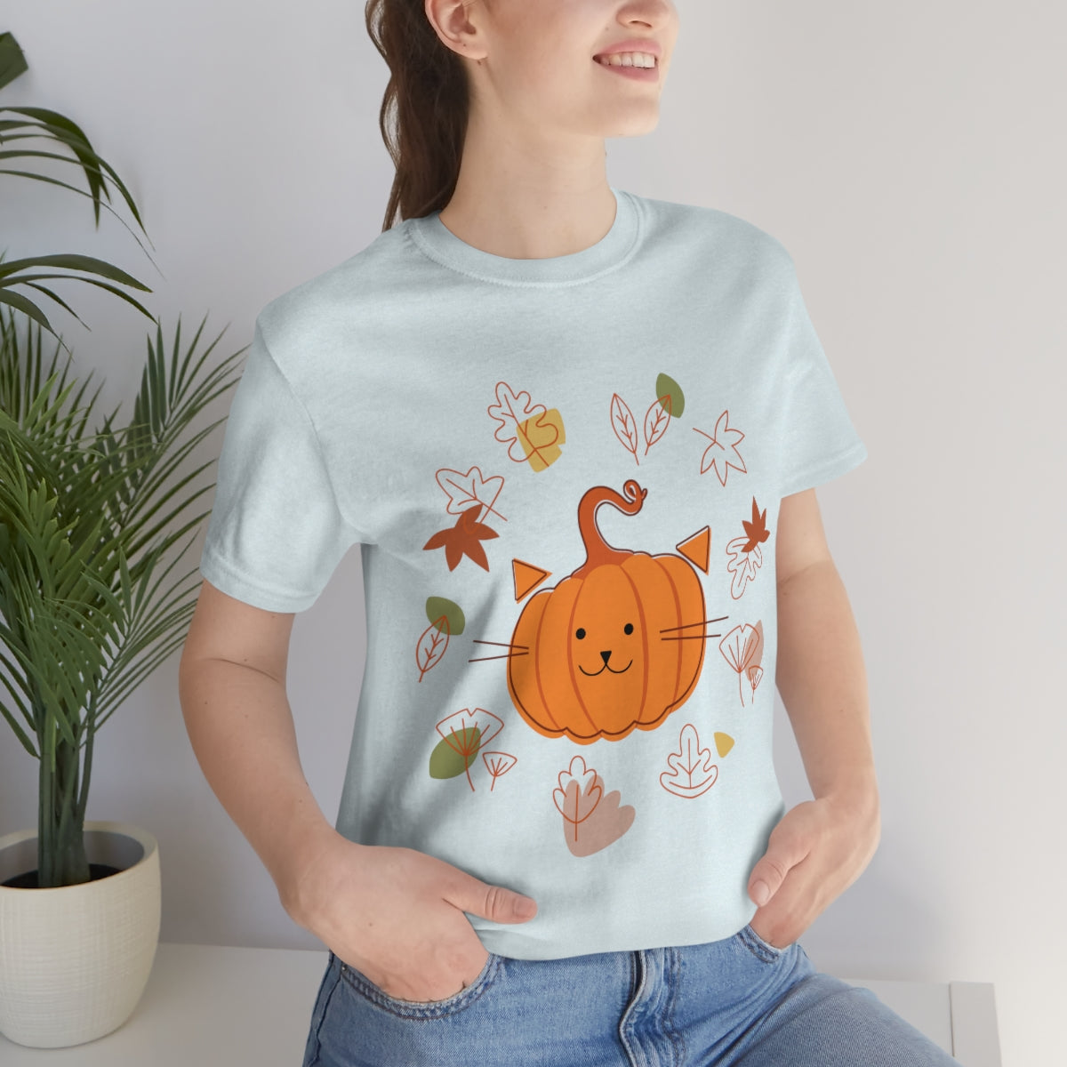 The Best Pumpkin In The Patch Cute Funny Halloween Unisex Jersey Short Sleeve T-Shirt Ichaku [Perfect Gifts Selection]