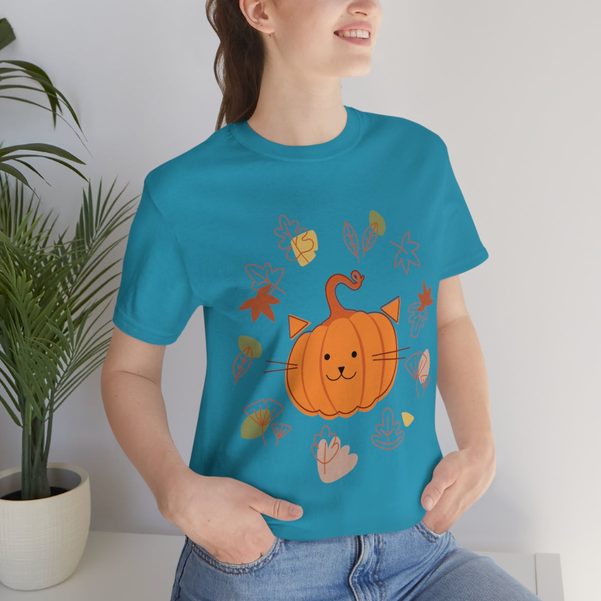 The Best Pumpkin In The Patch Cute Funny Halloween Unisex Jersey Short Sleeve T-Shirt Ichaku [Perfect Gifts Selection]