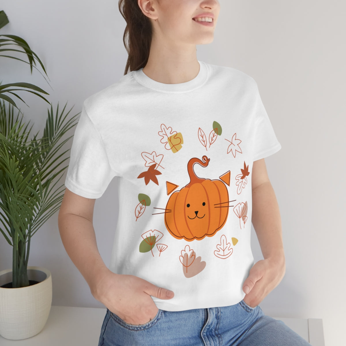 The Best Pumpkin In The Patch Cute Funny Halloween Unisex Jersey Short Sleeve T-Shirt Ichaku [Perfect Gifts Selection]