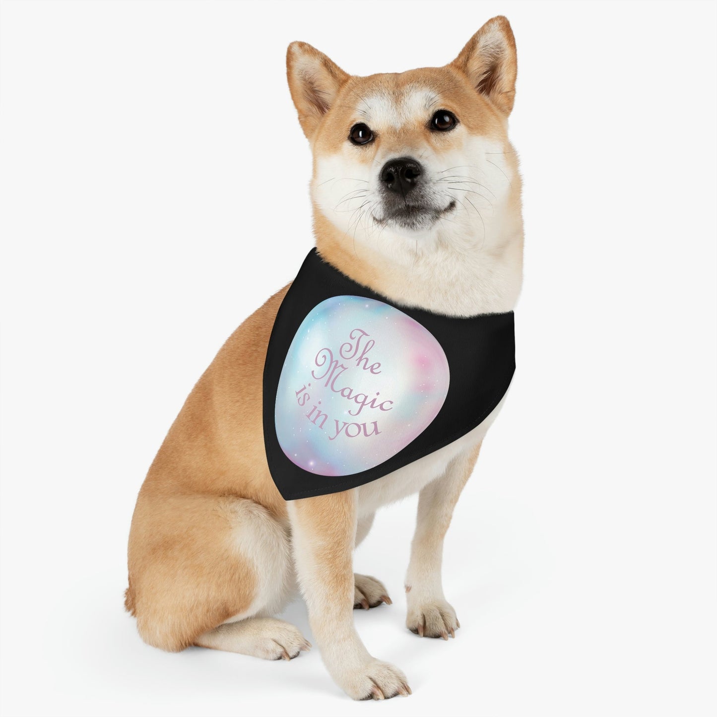 The Magic Is In You Motivation Quotes Pet Bandana Collar Ichaku [Perfect Gifts Selection]