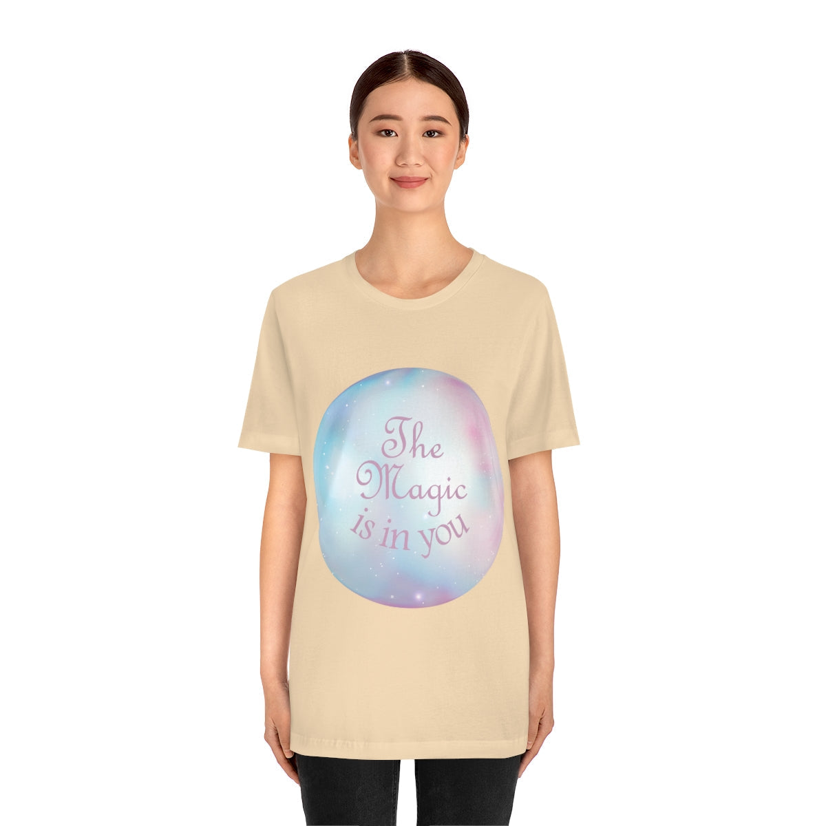 The Magic Is In You Motivation Quotes Unisex Jersey Short Sleeve T-Shirt Ichaku [Perfect Gifts Selection]