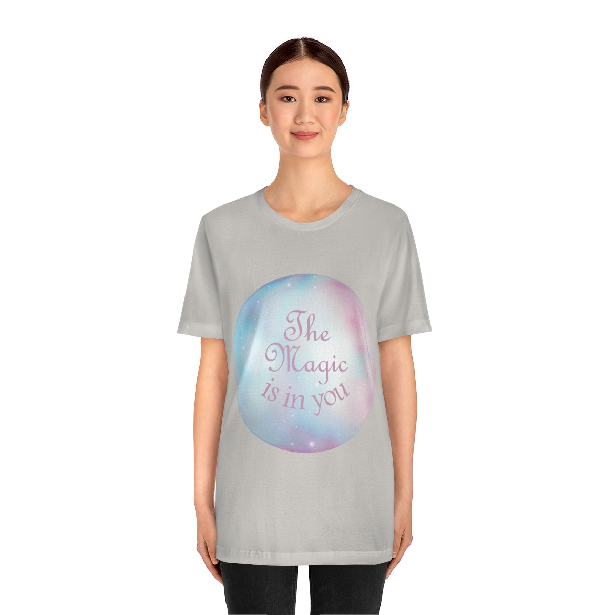 The Magic Is In You Motivation Quotes Unisex Jersey Short Sleeve T-Shirt Ichaku [Perfect Gifts Selection]