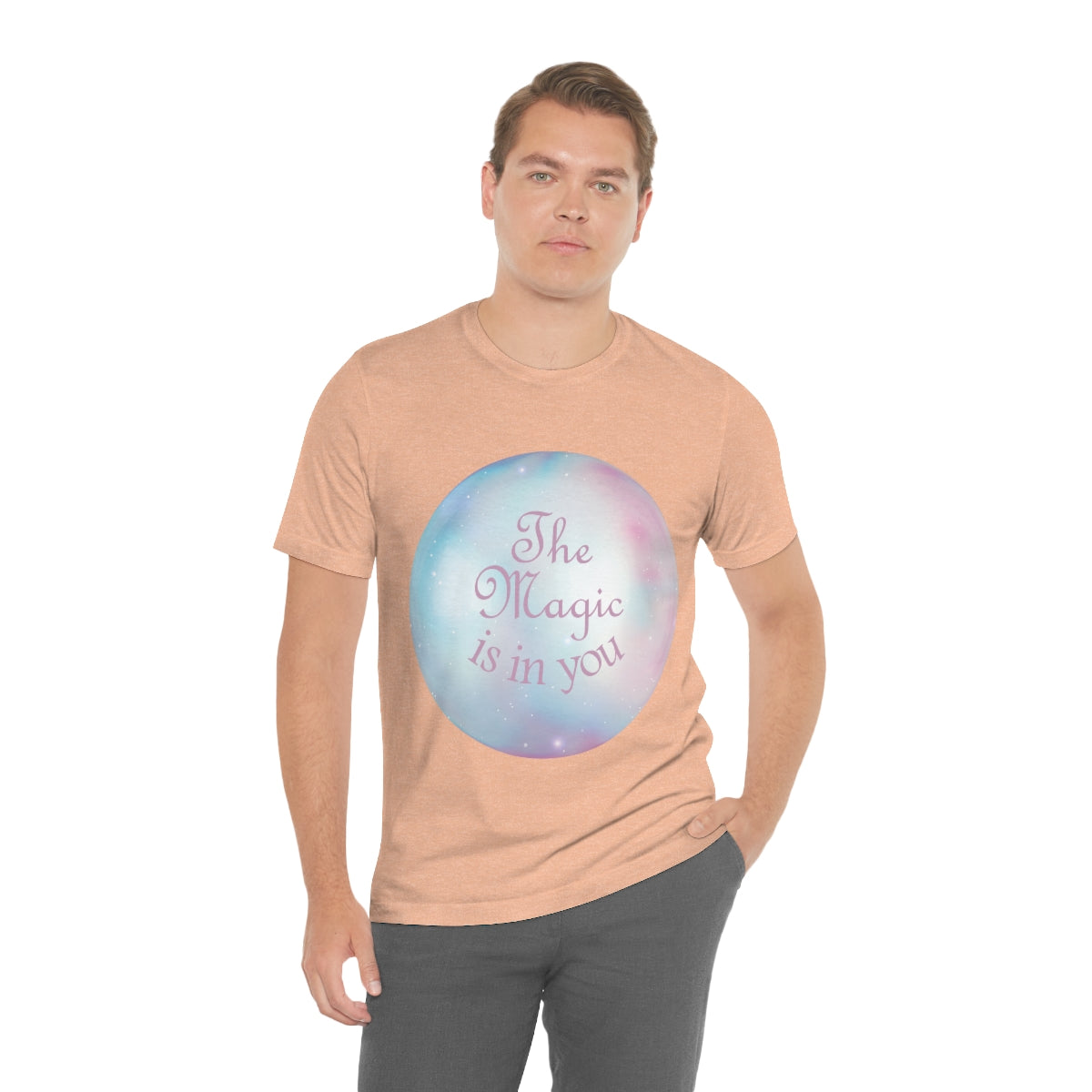 The Magic Is In You Motivation Quotes Unisex Jersey Short Sleeve T-Shirt Ichaku [Perfect Gifts Selection]