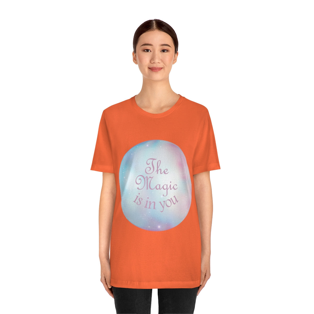 The Magic Is In You Motivation Quotes Unisex Jersey Short Sleeve T-Shirt Ichaku [Perfect Gifts Selection]