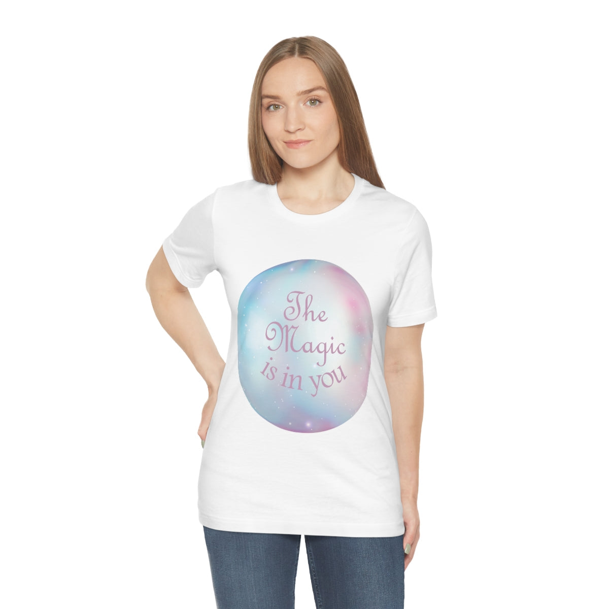 The Magic Is In You Motivation Quotes Unisex Jersey Short Sleeve T-Shirt Ichaku [Perfect Gifts Selection]