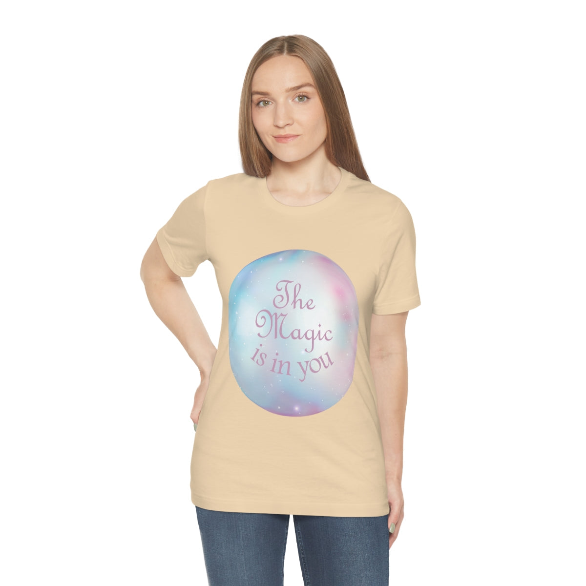 The Magic Is In You Motivation Quotes Unisex Jersey Short Sleeve T-Shirt Ichaku [Perfect Gifts Selection]