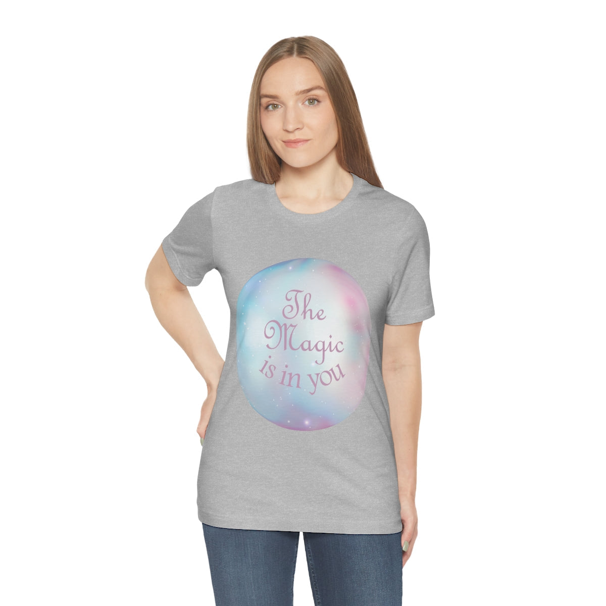 The Magic Is In You Motivation Quotes Unisex Jersey Short Sleeve T-Shirt Ichaku [Perfect Gifts Selection]