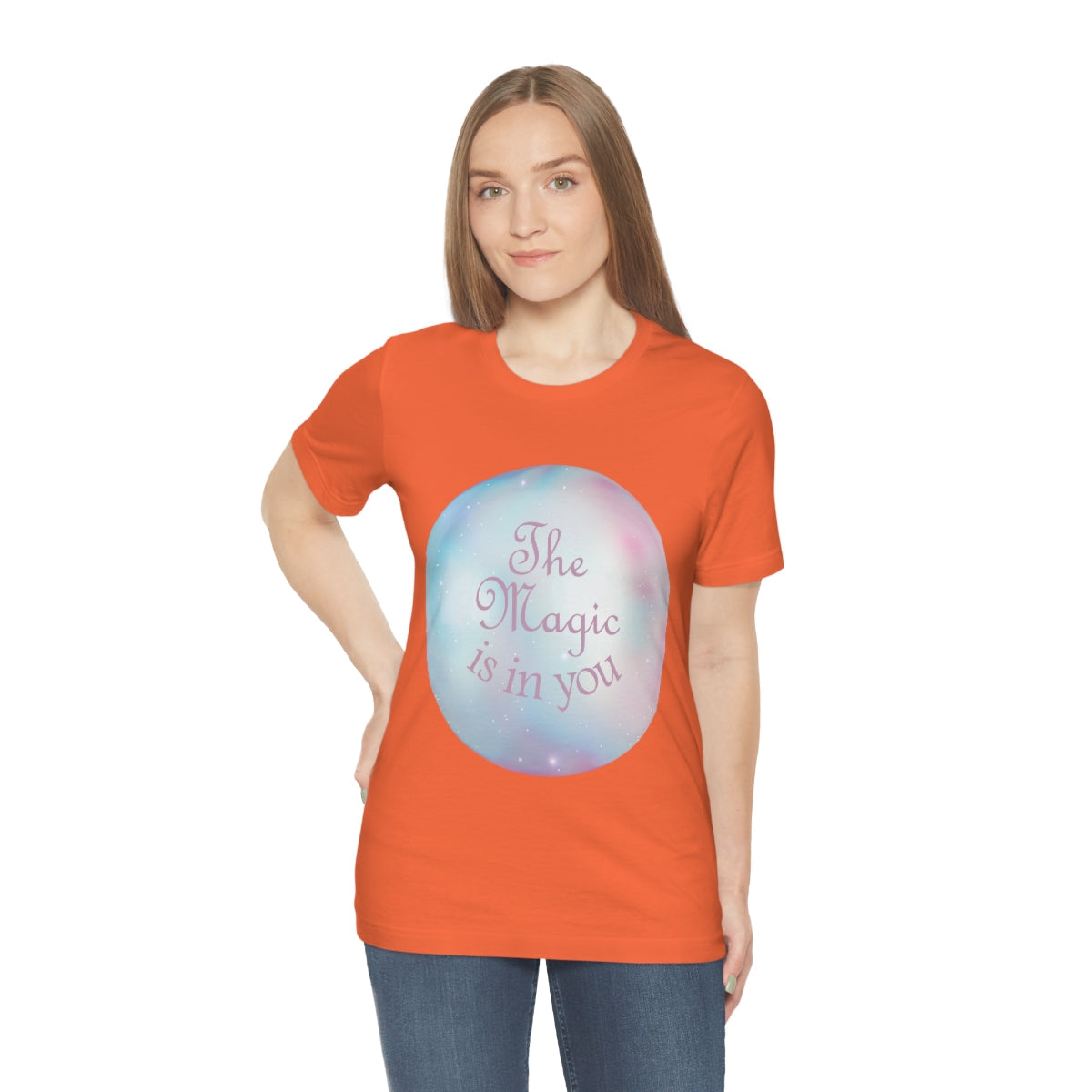 The Magic Is In You Motivation Quotes Unisex Jersey Short Sleeve T-Shirt Ichaku [Perfect Gifts Selection]