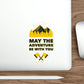 The Mountains Are Calling Hiking Fan Slogan Die-Cut Sticker Ichaku [Perfect Gifts Selection]
