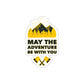 The Mountains Are Calling Hiking Fan Slogan Die-Cut Sticker Ichaku [Perfect Gifts Selection]