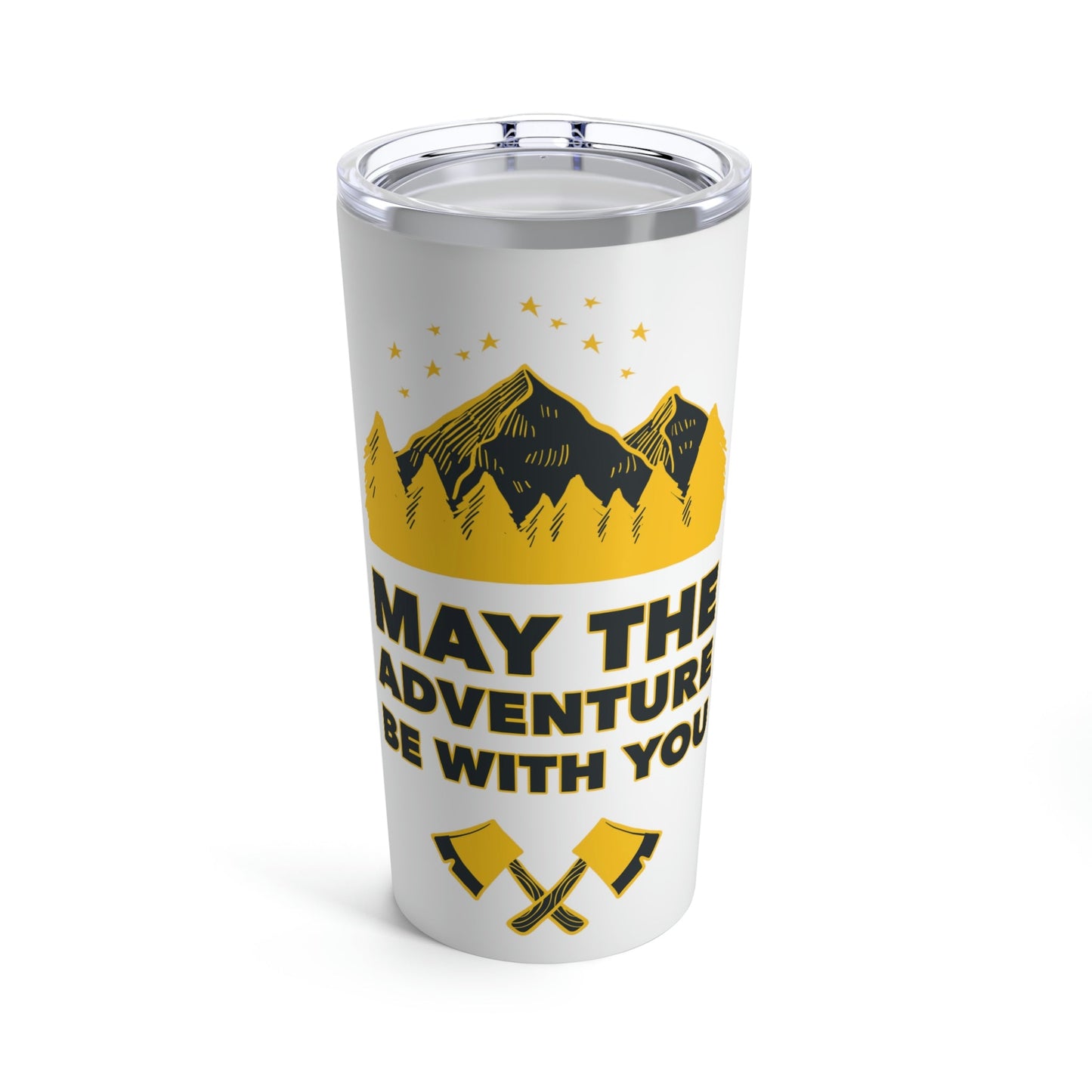 The Mountains Are Calling Hiking Fan Slogan Stainless Steel Hot or Cold Vacuum Tumbler 20oz Ichaku [Perfect Gifts Selection]