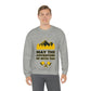 The Mountains Are Calling Hiking Fan Slogan Unisex Heavy Blend™ Crewneck Sweatshirt Ichaku [Perfect Gifts Selection]