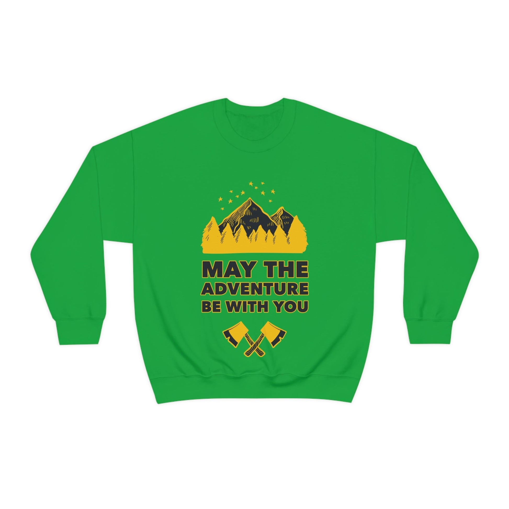 The Mountains Are Calling Hiking Fan Slogan Unisex Heavy Blend™ Crewneck Sweatshirt Ichaku [Perfect Gifts Selection]