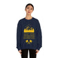 The Mountains Are Calling Hiking Fan Slogan Unisex Heavy Blend™ Crewneck Sweatshirt Ichaku [Perfect Gifts Selection]