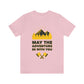 The Mountains Are Calling Hiking Fan Slogan Unisex Jersey Short Sleeve T-Shirt Ichaku [Perfect Gifts Selection]