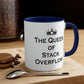 The Queen of Stack Overflow IT Funny Coding Accent Coffee Mug 11oz Ichaku [Perfect Gifts Selection]