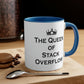 The Queen of Stack Overflow IT Funny Coding Accent Coffee Mug 11oz Ichaku [Perfect Gifts Selection]