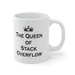 The Queen of Stack Overflow IT Funny Coding Ceramic Mug 11oz Ichaku [Perfect Gifts Selection]