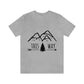 This Way Adventure Begins Vacation Landscape Explore Unisex Jersey Short Sleeve T-Shirt Ichaku [Perfect Gifts Selection]