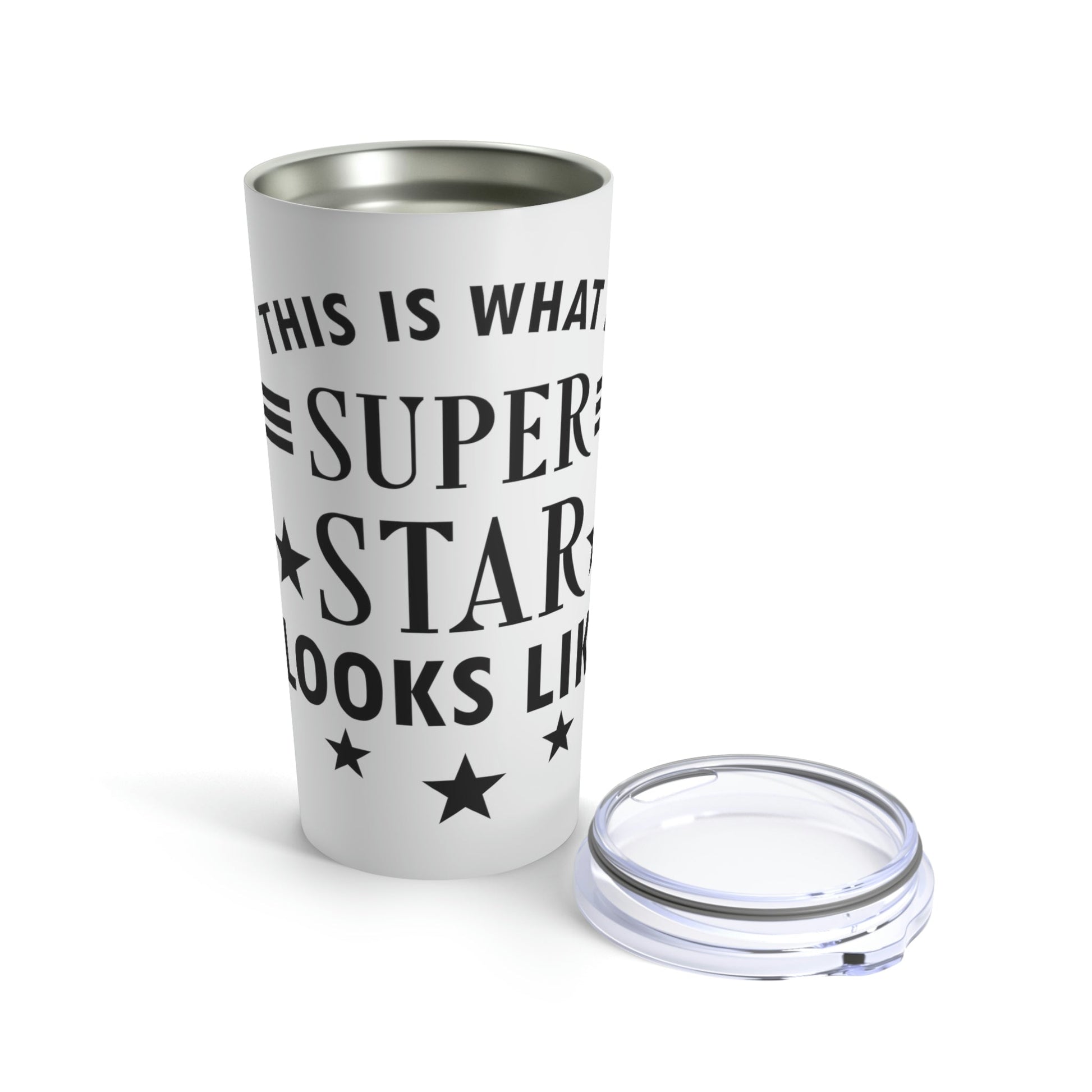 This is what a Superstar Looks Like Funny Slogan Sarcastic Quotes Stainless Steel Hot or Cold Vacuum Tumbler 20oz Ichaku [Perfect Gifts Selection]