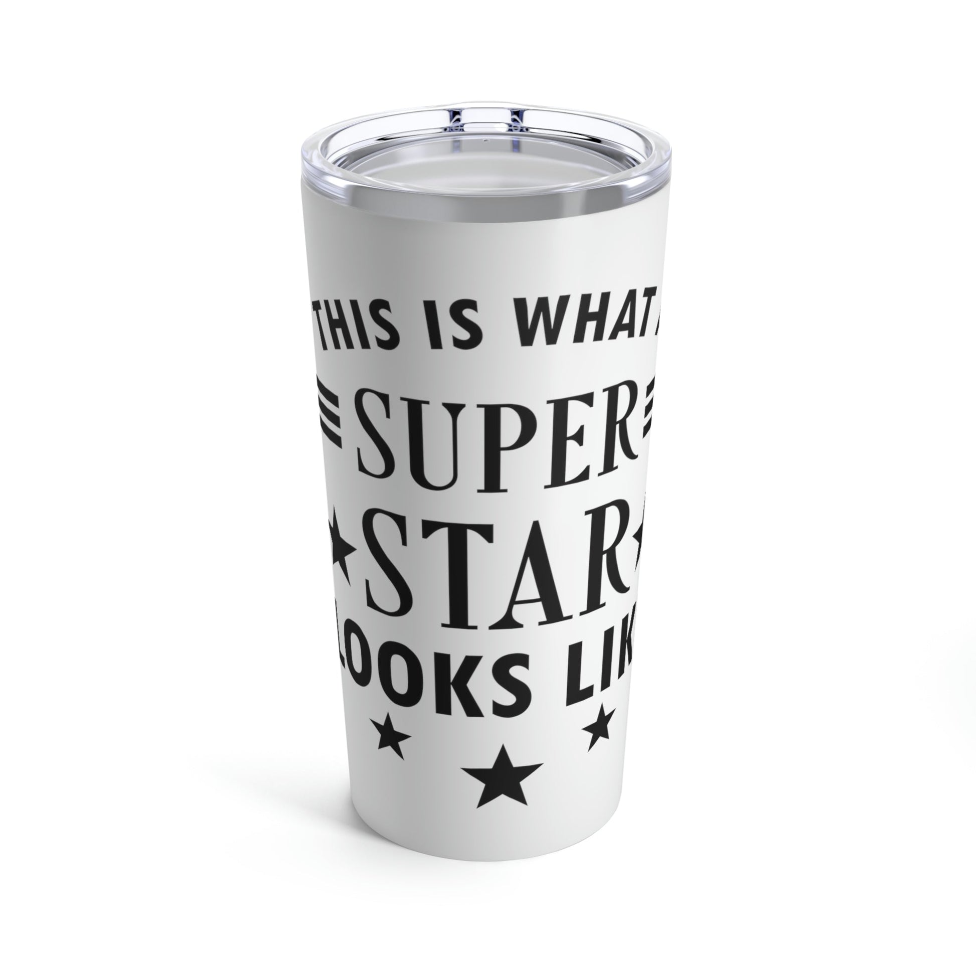 This is what a Superstar Looks Like Funny Slogan Sarcastic Quotes Stainless Steel Hot or Cold Vacuum Tumbler 20oz Ichaku [Perfect Gifts Selection]