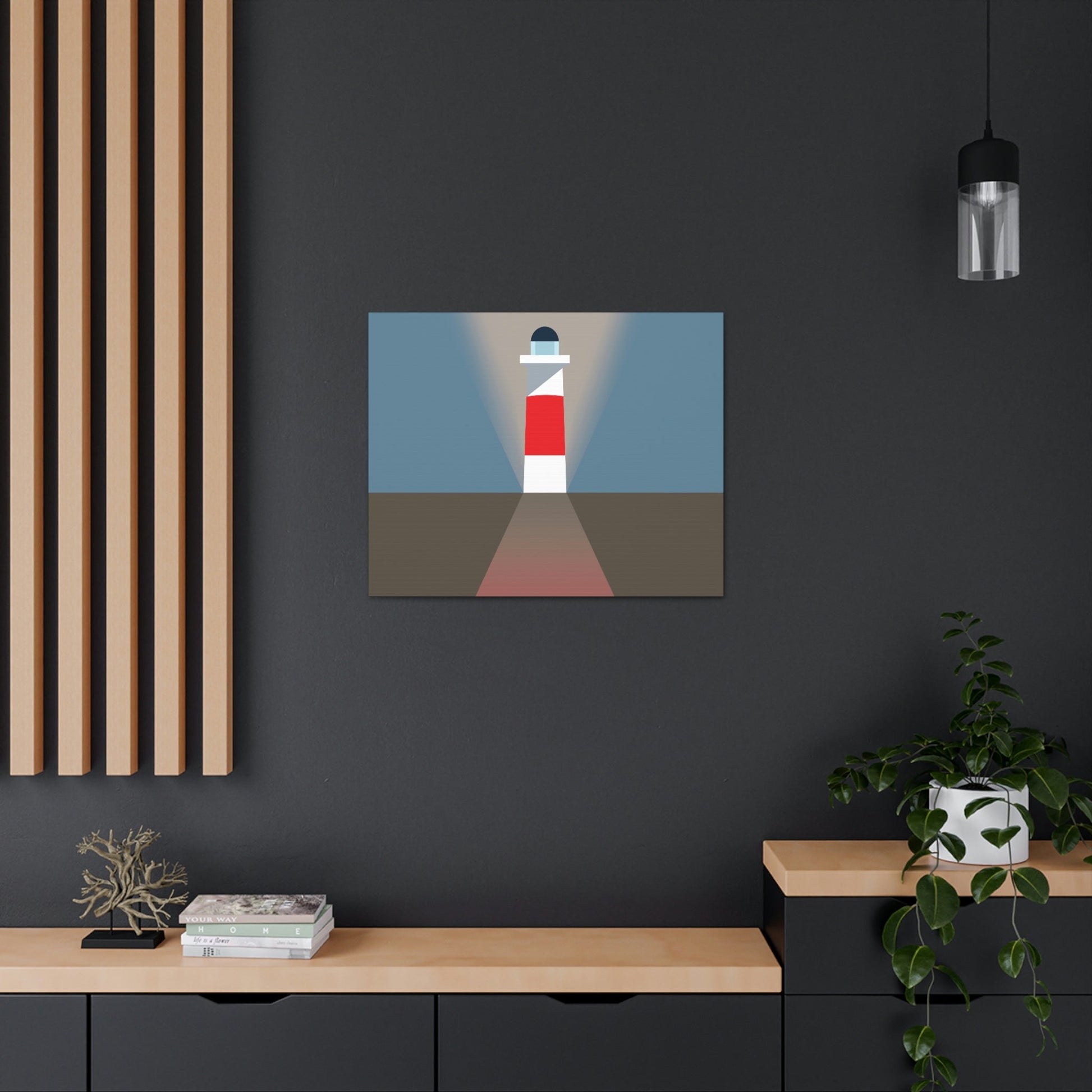 Topographical Anomaly Beacon Lighthouse Annihilation Minimal Aesthetic Classic Art Canvas Gallery Wraps Ichaku [Perfect Gifts Selection]