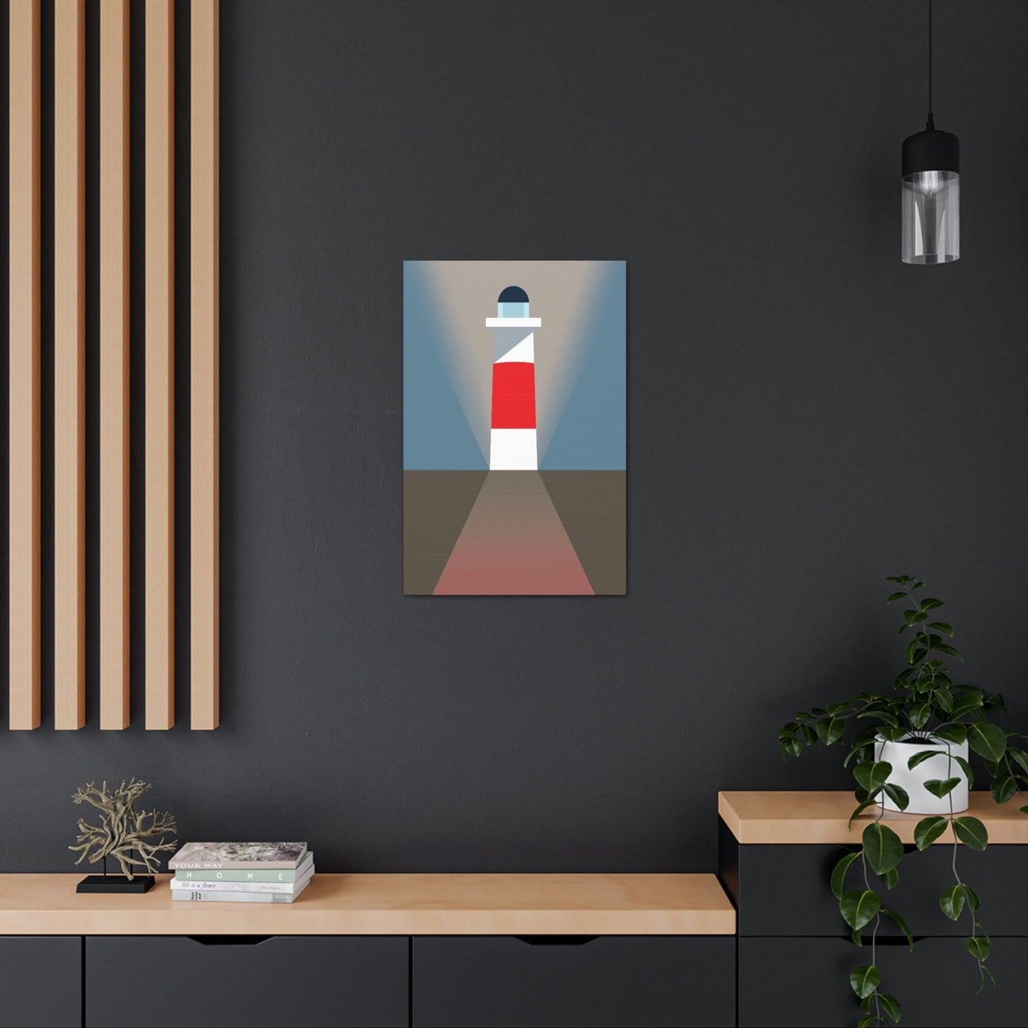 Topographical Anomaly Beacon Lighthouse Annihilation Minimal Aesthetic Classic Art Canvas Gallery Wraps Ichaku [Perfect Gifts Selection]