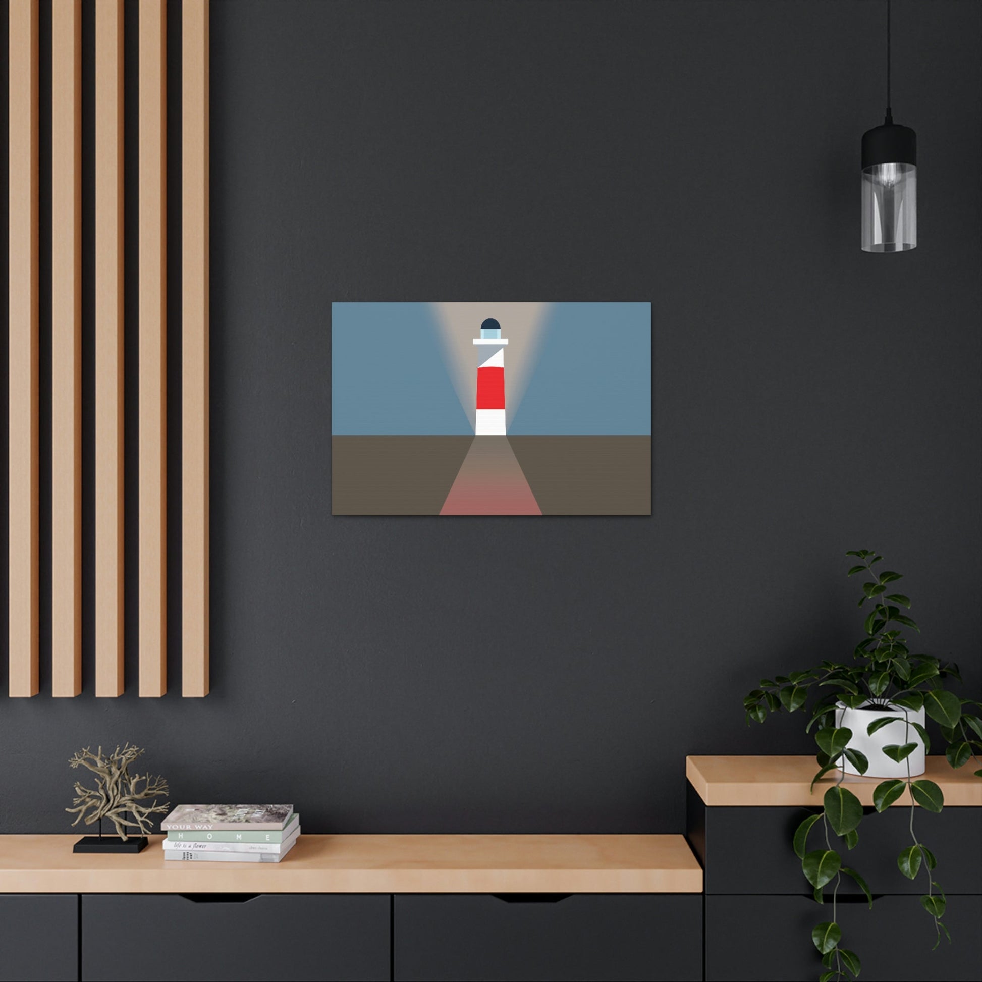 Topographical Anomaly Beacon Lighthouse Annihilation Minimal Aesthetic Classic Art Canvas Gallery Wraps Ichaku [Perfect Gifts Selection]