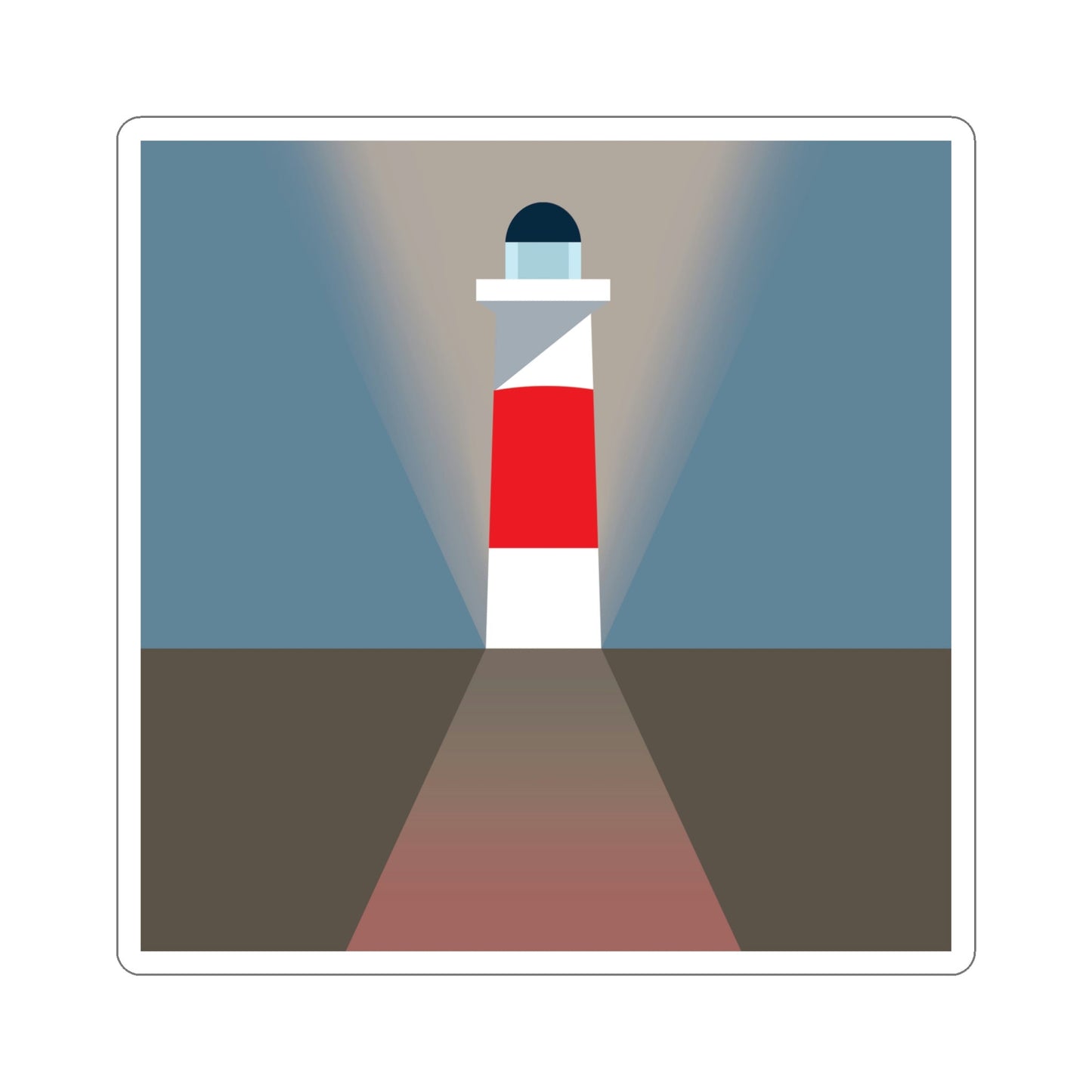 Topographical Anomaly Beacon Lighthouse Annihilation Minimal Art Die-Cut Sticker Ichaku [Perfect Gifts Selection]