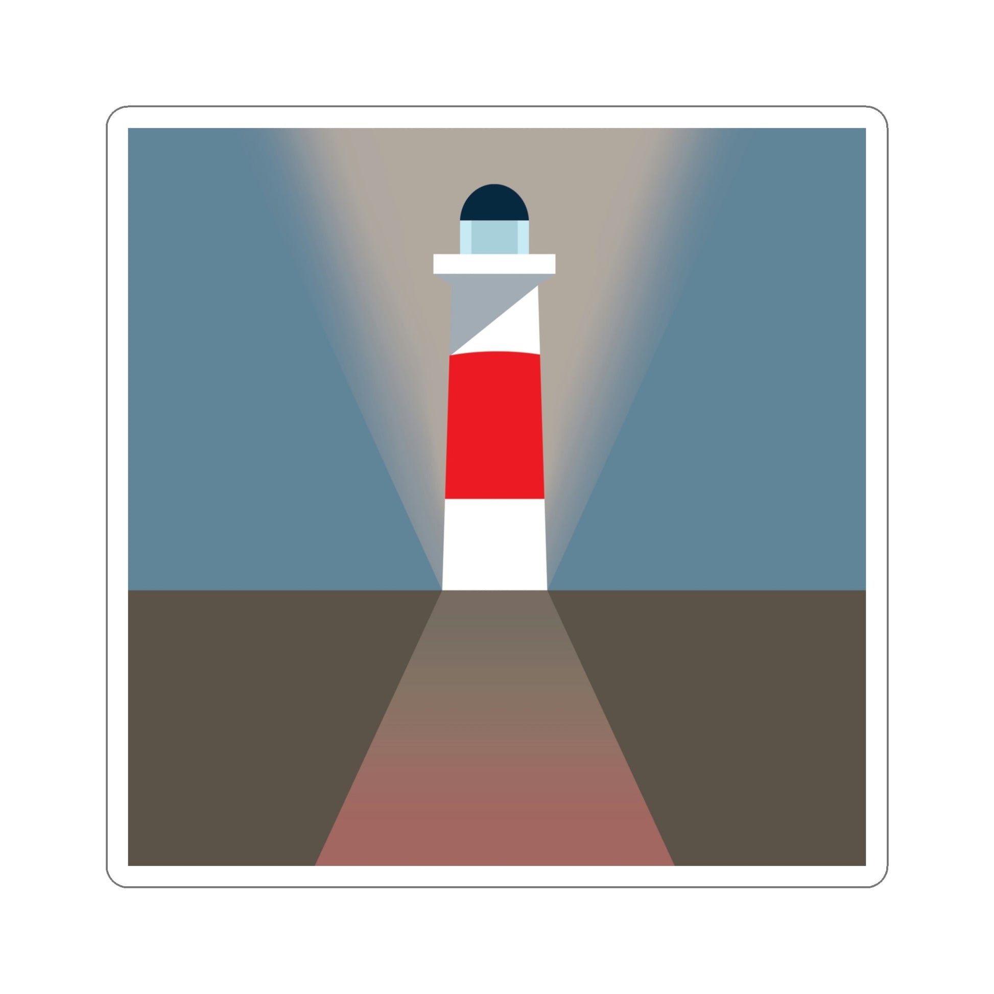 Topographical Anomaly Beacon Lighthouse Annihilation Minimal Art Die-Cut Sticker Ichaku [Perfect Gifts Selection]