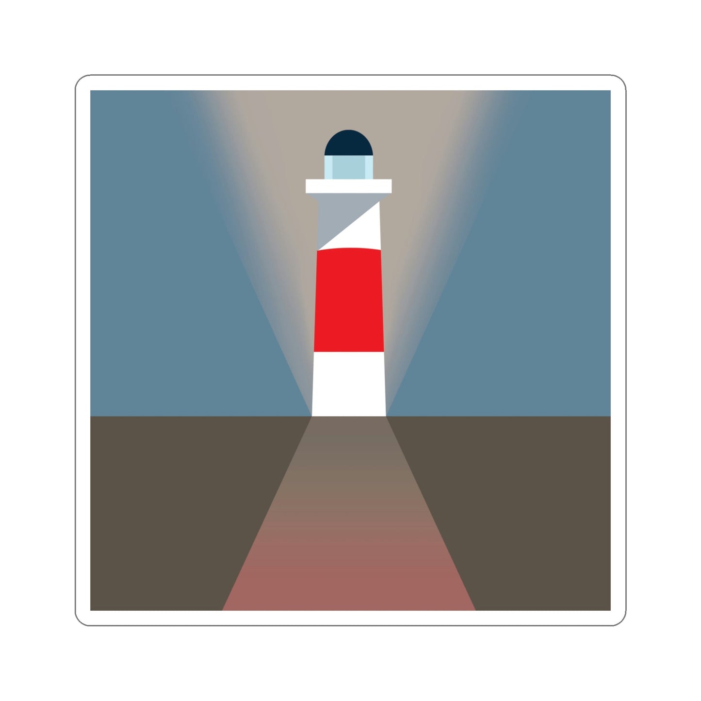 Topographical Anomaly Beacon Lighthouse Annihilation Minimal Art Die-Cut Sticker Ichaku [Perfect Gifts Selection]