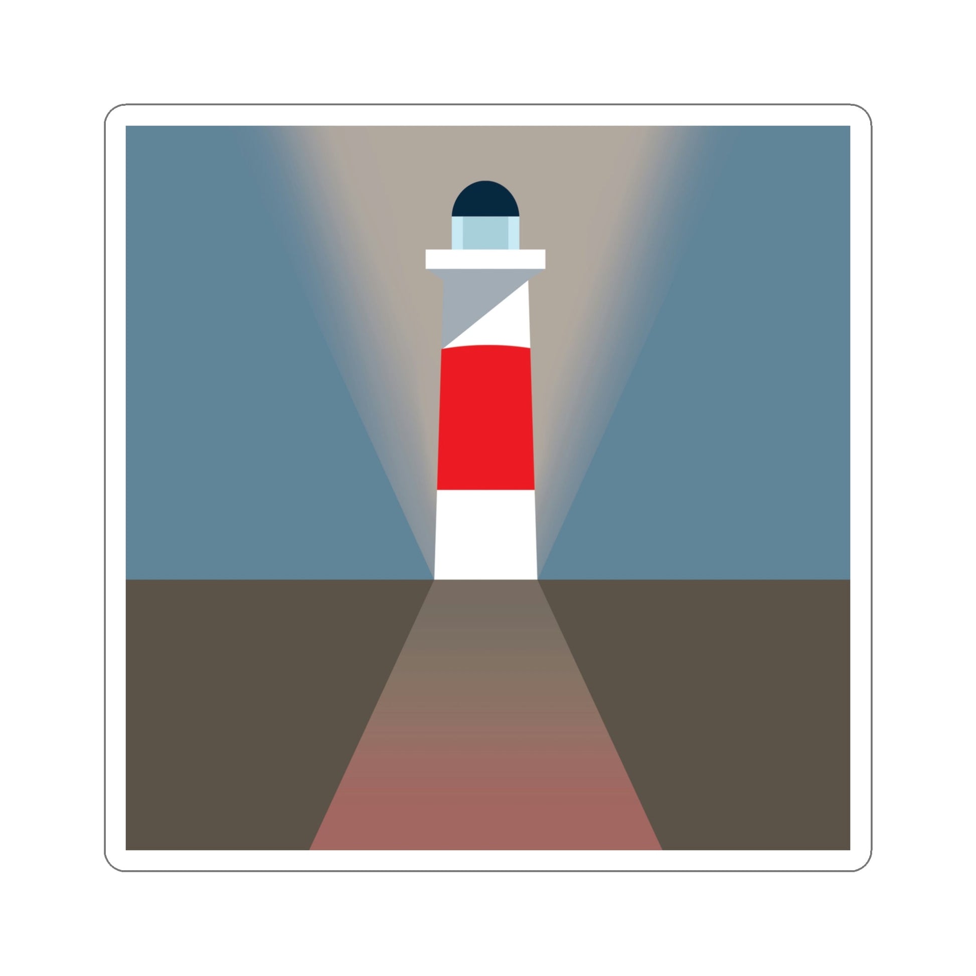 Topographical Anomaly Beacon Lighthouse Annihilation Minimal Art Die-Cut Sticker Ichaku [Perfect Gifts Selection]