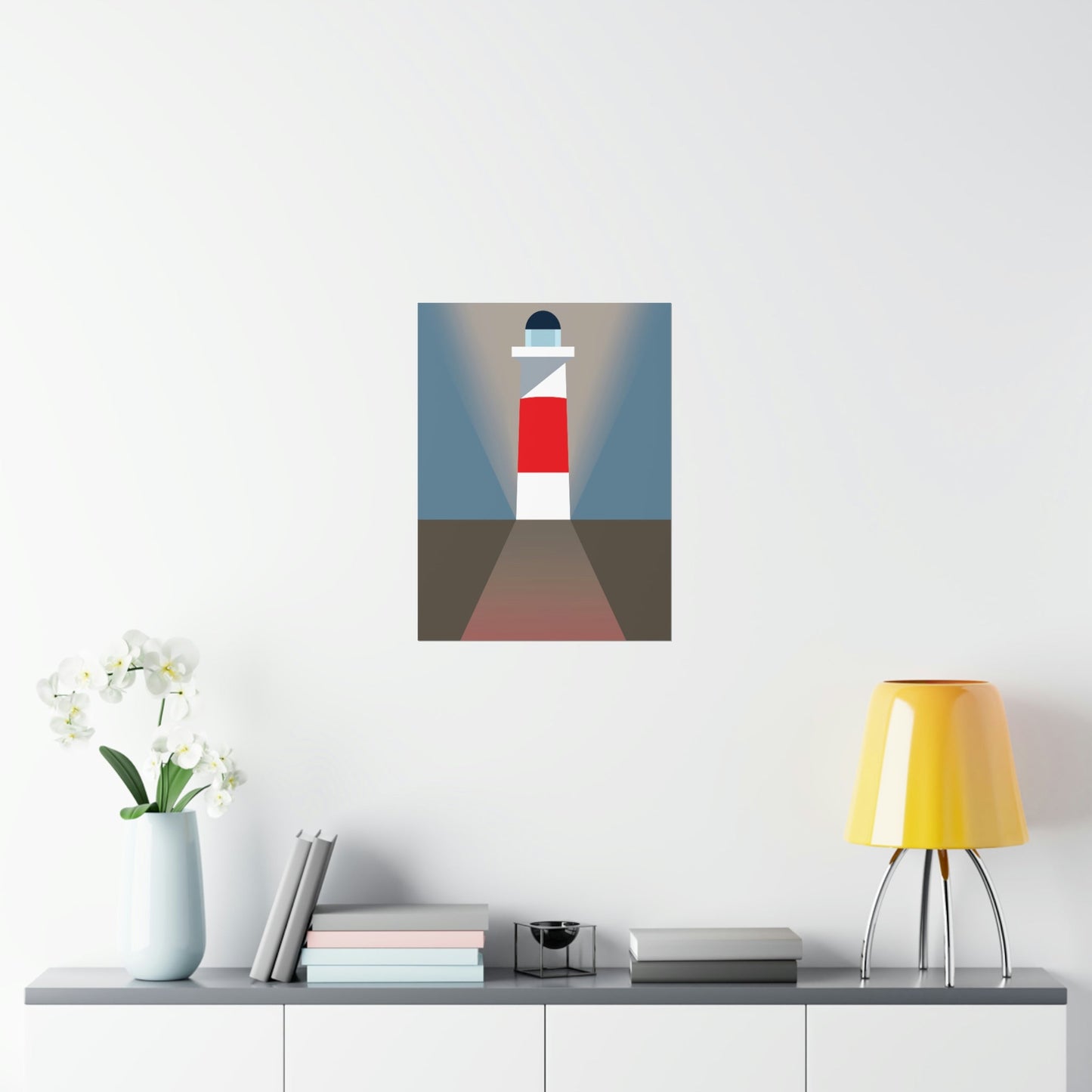 Topographical Anomaly Beacon Lighthouse Annihilation Minimal Art Premium Matte Vertical Posters Ichaku [Perfect Gifts Selection]