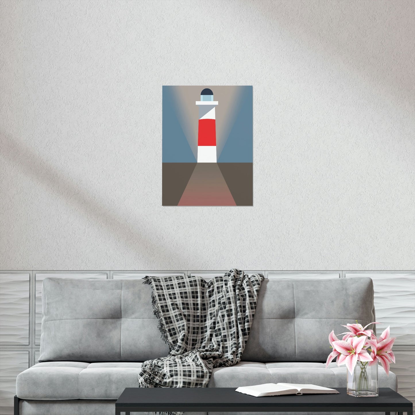 Topographical Anomaly Beacon Lighthouse Annihilation Minimal Art Premium Matte Vertical Posters Ichaku [Perfect Gifts Selection]