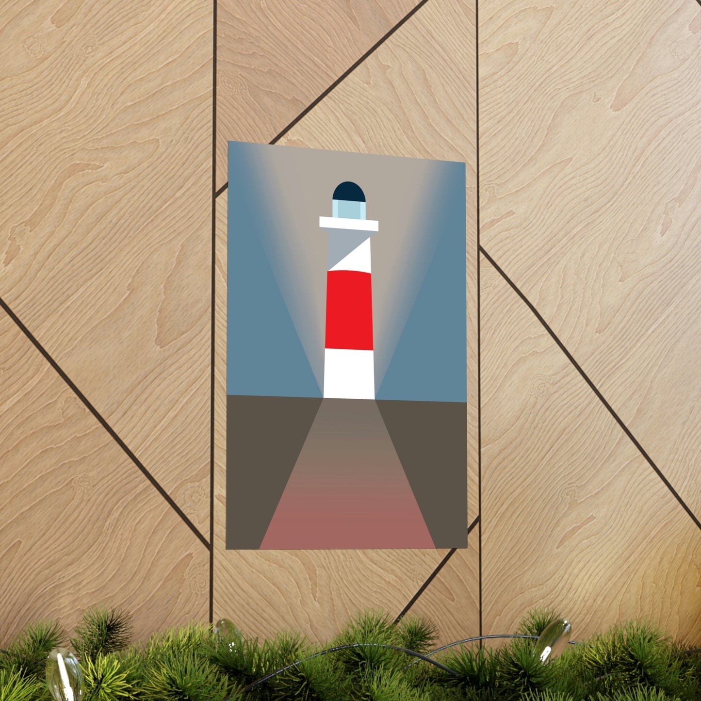 Topographical Anomaly Beacon Lighthouse Annihilation Minimal Art Premium Matte Vertical Posters Ichaku [Perfect Gifts Selection]